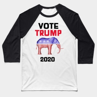 Vote Trump 2020 Baseball T-Shirt